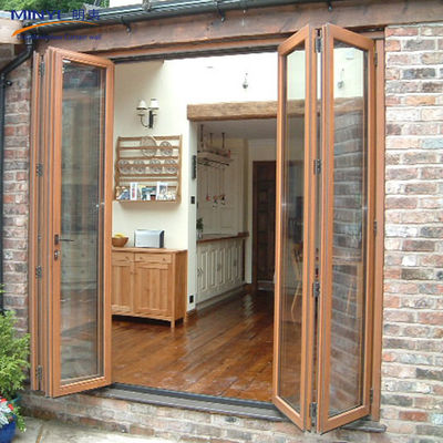 Used Exterior Doors Modern Bi Fold French Doors for Garden and Balcony in High Demand