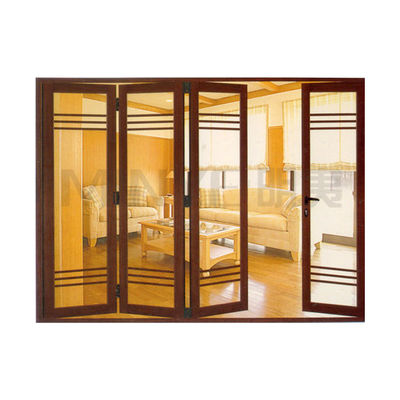 Folding Sliding Door for Outdoor Balcony Finished Surface Open Style Folding