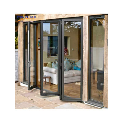 Folding Sliding Door for Outdoor Balcony Finished Surface Open Style Folding
