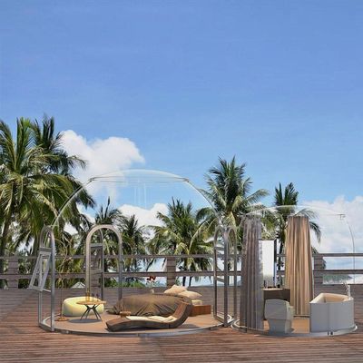 Panoramic View Container Houses Dome Star View Outdoor Transparent House and Plastic Sunroom