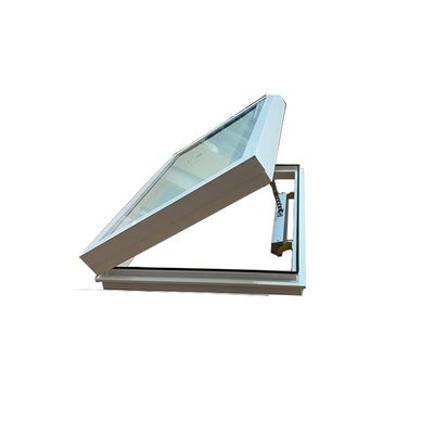Swing Open Style Electric Aluminium Roof Window Skylight for White Aesthetics