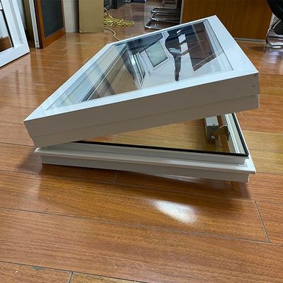 Swing Open Style Electric Aluminium Roof Window Skylight for White Aesthetics