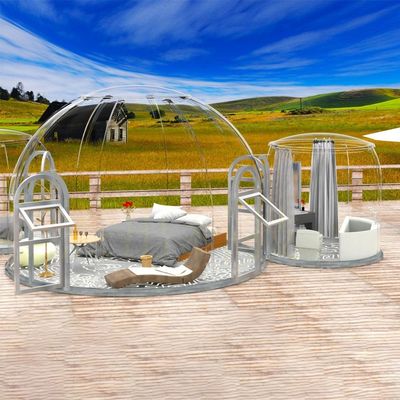 Transparent Prefabricated Dome House for Resort Bubble Tent in Shanghai 6M*H3.25M Size