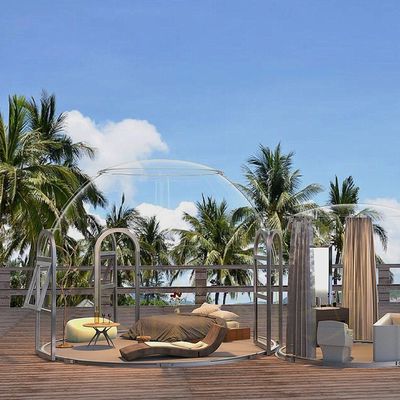 Transparent Prefabricated Dome House for Resort Bubble Tent in Shanghai 6M*H3.25M Size