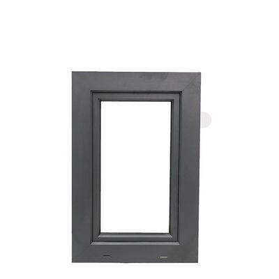 Customized 2.5 mm Profile Thickness PVC Casement Windows with Hurricane Impact Glass