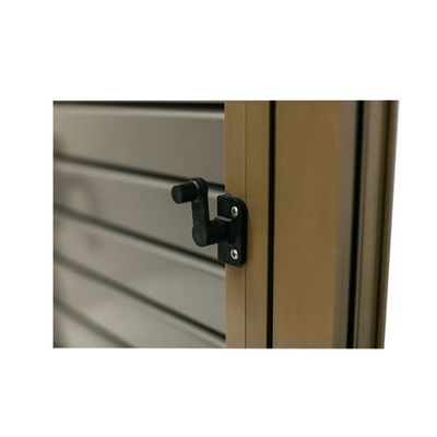 Villa Louver Windows With Anodized Aluminum Frame And Fixed Blades For Residential