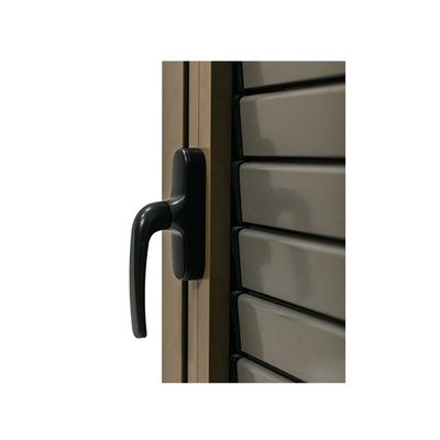 Villa Louver Windows With Anodized Aluminum Frame And Fixed Blades For Residential