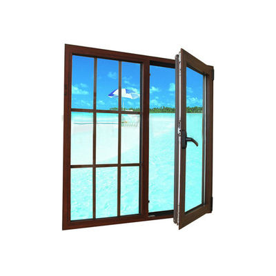 Sale Veranda Aluminum Casement Window with Modern Design and Heat Insulation Function