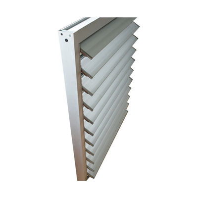 1.0mm-1.4mm Profile Thickness Germany Aluminum Louver Window with Roller Shutter Door