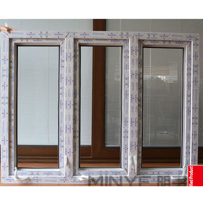 EPDM Rubber Strip and Modern Design UPVC Arched Casement Window for Thailand Market