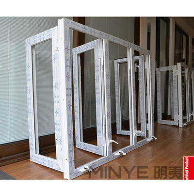 EPDM Rubber Strip and Modern Design UPVC Arched Casement Window for Thailand Market