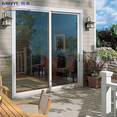 Glass Door Type PVC/UPVC Double Glazed Sliding Doors for Bathroom and Kitchen Cabinet