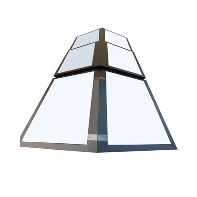 Modern Design Roof Retractable Automatic Awning Tempered Glass Skylight