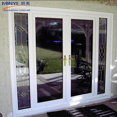Main Material Solid Wood 3500pa Wind Resistance UPVC Sliding Doors for Modern Wardrobe