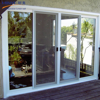 Main Material Solid Wood 3500pa Wind Resistance UPVC Sliding Doors for Modern Wardrobe