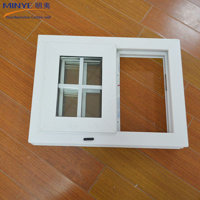 Small Upvc Sliding Window in Modern Design Style with Horizontal Opening Pattern