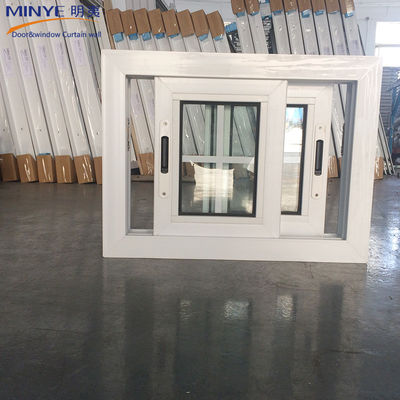 Small Upvc Sliding Window in Modern Design Style with Horizontal Opening Pattern