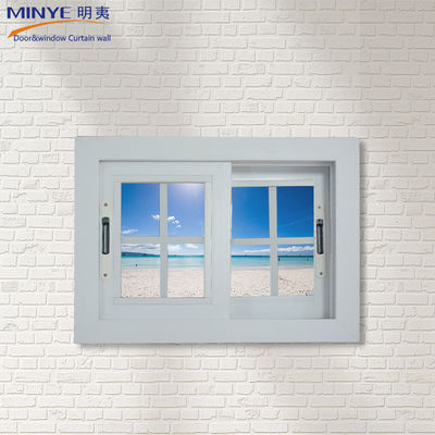 Small Upvc Sliding Window in Modern Design Style with Horizontal Opening Pattern