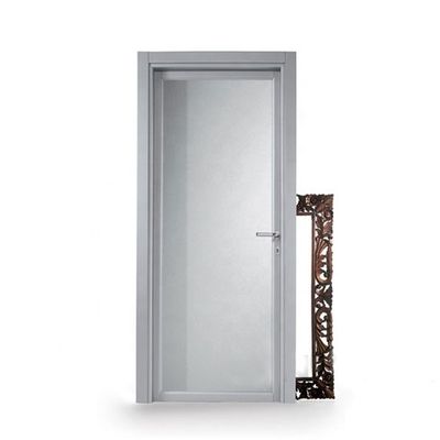 Modern Design Aluminum Bathroom Glass Door with Toughed Frosted Glass OEM/ODM Availabl