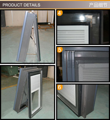 1.4mm Profile Thickness Aluminum Solar Skylight Windows Screen Design for Your Project
