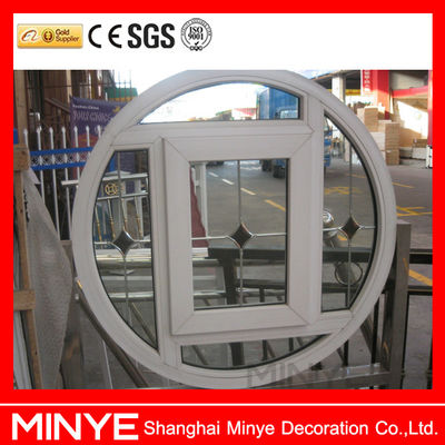 Plastic UPVC Frame Garden Style Casement Windows for Modern Homes in Modern Design