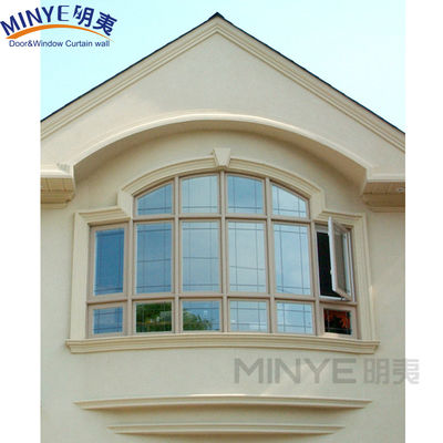 Plastic UPVC Frame Garden Style Casement Windows for Modern Homes in Modern Design