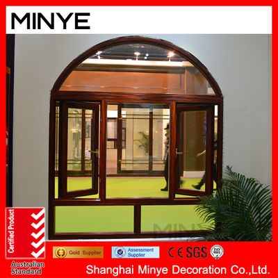 Plastic UPVC Frame Garden Style Casement Windows for Modern Homes in Modern Design