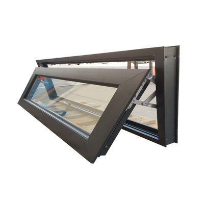 American Standard Aluminum Folding Screen Awning Windows 914mm*458mm Vertical Opening