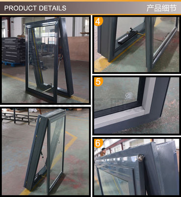 Villa Aluminum Skylight Window with Flashing Design and Low-E Double Tempered Double Glazed Glass