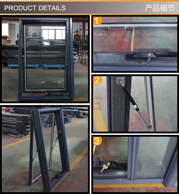 Villa Aluminum Skylight Window with Flashing Design and Low-E Double Tempered Double Glazed Glass