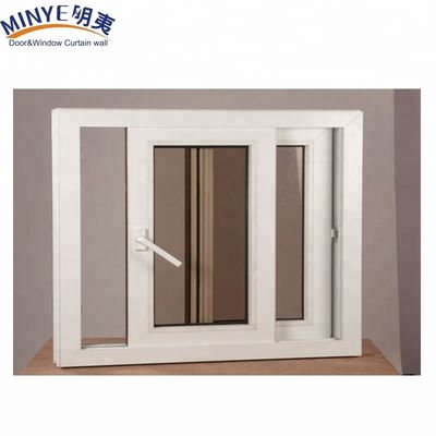 Budget-Friendly Plastic Frame UPVC Sliding Window with Horizontal Opening Pattern