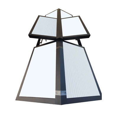 Optional Profile Color Midcentury Design Aluminum Profile Top Roof Glass Skylight Window