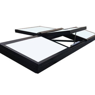 Optional Profile Color Midcentury Design Aluminum Profile Top Roof Glass Skylight Window