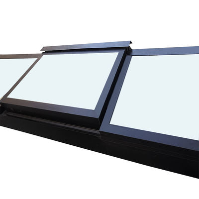 Optional Profile Color Midcentury Design Aluminum Profile Top Roof Glass Skylight Window