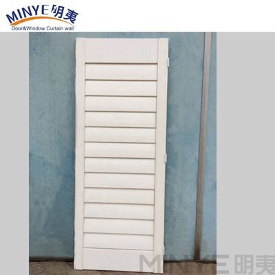 Plastic White Sunscreen Horizontal Louver Plantation Shutters with Economic Advantage