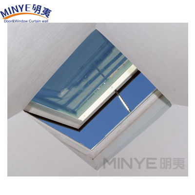 Ventilate Opening Roof Aluminum Skylight with Swing Open Style and FiberGlass Screen