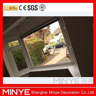 Double Glazed Double Tempered Glass Swing Out PVC Bay Vinyl Windows for Residential