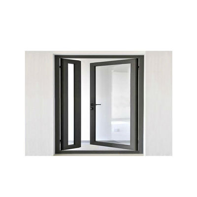 Aluminum Windows And Doors With Glass Featuring Powder Coating And Finished Surface