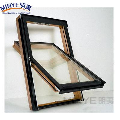 Strong and Durable Aluminum Profile Center Hung Open Skylight Glass Roof Window