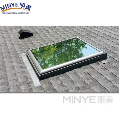 Strong and Durable Aluminum Profile Center Hung Open Skylight Glass Roof Window