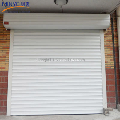 Hotel Industry Aluminum Profile Electric Garage Door with Rolling Pull Opening Method