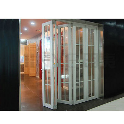 Finished Accordion Magnet Bathroom PVC Folding Door for Surface