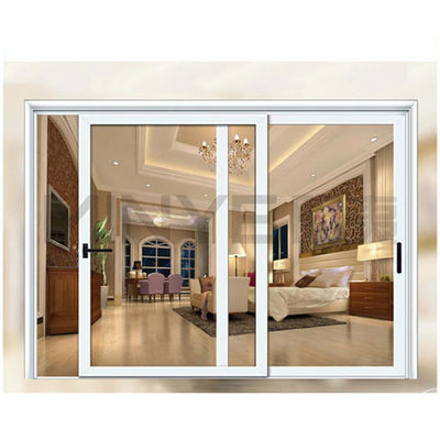 Commercial Iron Grill Design Powder Coated Aluminum Terrace Dressing Room Sliding Door