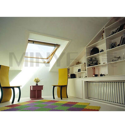 Aluminum Cladding Wood Profile Center Pivot Opening Skylight with 1.4mm Thickness
