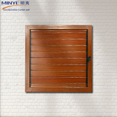 Exterior Shutter Jalousie Windows Soundproof Timber Aluminum Louvers for Performance