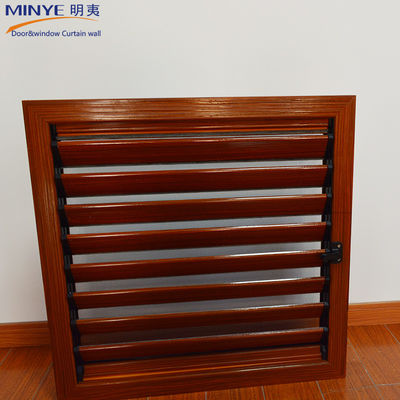 Exterior Shutter Jalousie Windows Soundproof Timber Aluminum Louvers for Performance