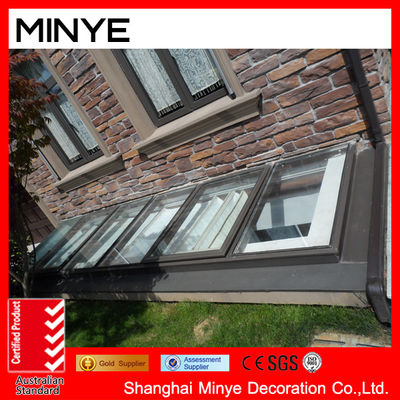 FiberGlass Screen Netting Material Skylight with 3.0mm Profile Thickness and Chain Winder Open