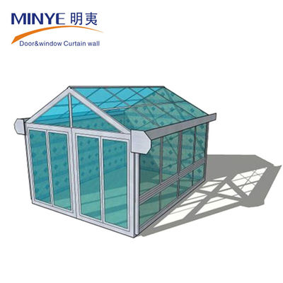 4500 pa Wind Proof and 30-40db Sound Proof Elegant Design Garden Glass Winter Sunrooms