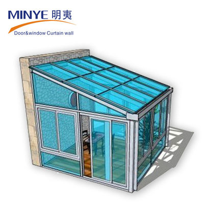 4500 pa Wind Proof and 30-40db Sound Proof Elegant Design Garden Glass Winter Sunrooms