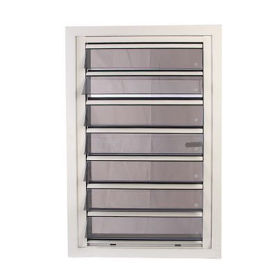 Rolling Up Down Aluminum Glass Shutters with Fly Screen and Aluminum Frame Protection
